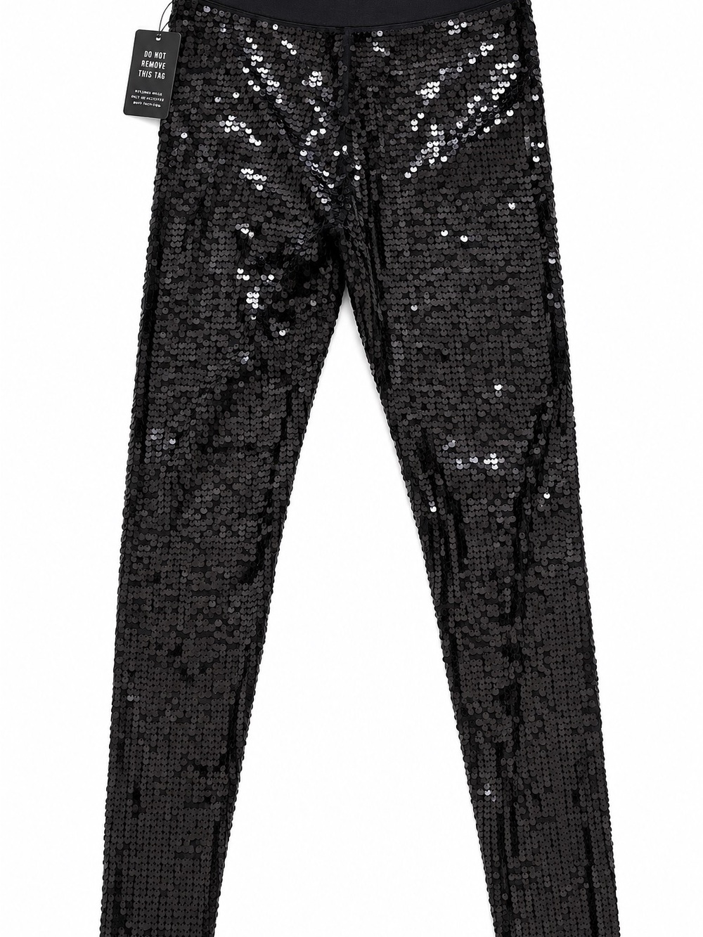 Black Sequin women’s Leggings - Sparkle Stretch Bottoms